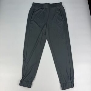 Bagatelle Jogger Pants Mens Small Gray Stretch Side Zip Pockets Moisture Wicking